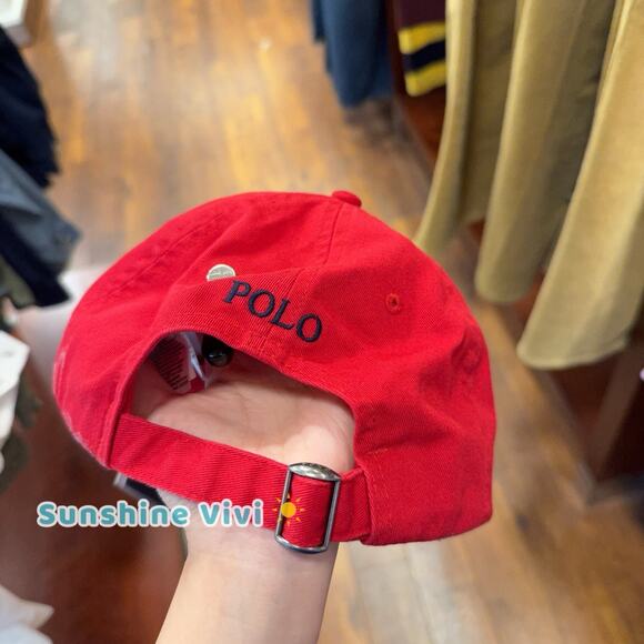 NWT POLO Ralph Lauren Women's Classic Sport Pickleball Golf Hat Red - Picture 3 of 5